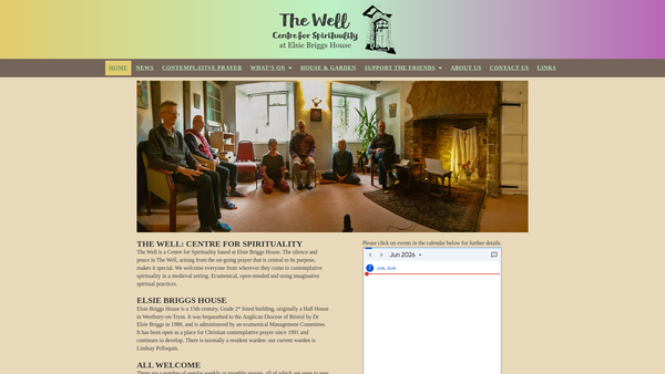 Screenshot of the Friends Of Elsie Briggs House website
