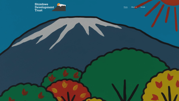 Screenshot of the Shimbwe Development Trust (Tanzania) website