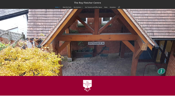 Screenshot of the The Roy Fletcher Centre website