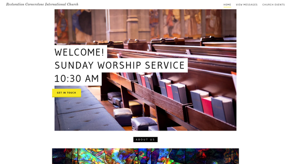 Screenshot of the Ever Increasing Word Ministries Trust website