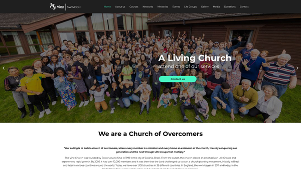 Screenshot of the Vivacity website