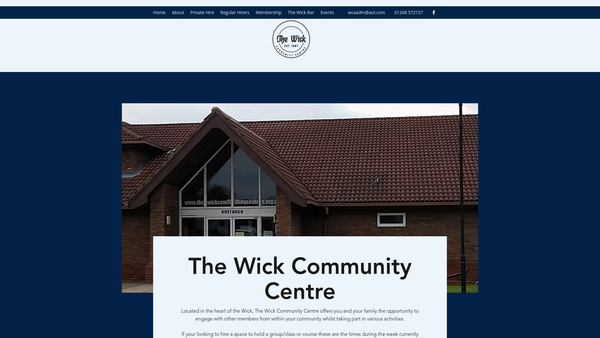 Screenshot of the The Wick Community Association website