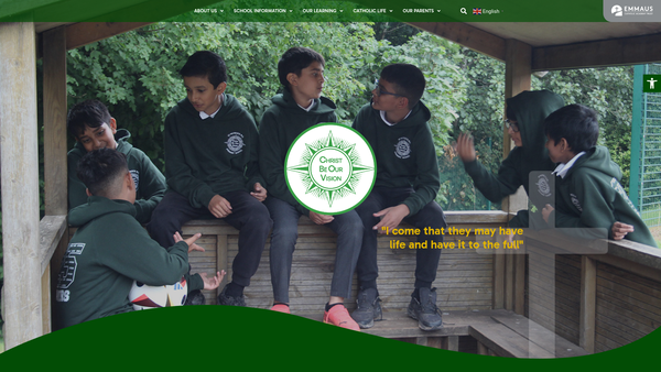 Screenshot of the St Patricks School Fund website