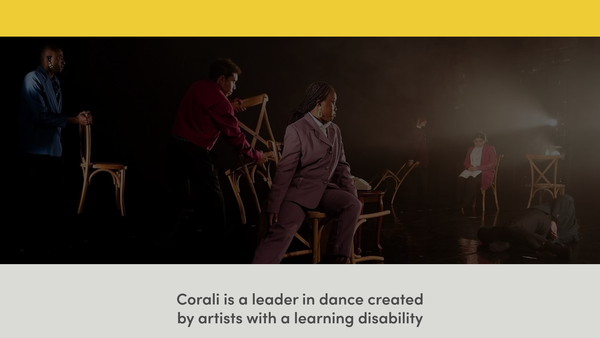 Screenshot of the Corali Dance Company website