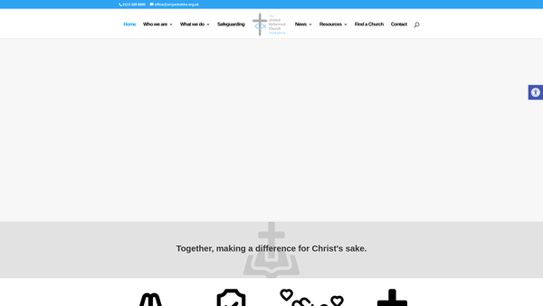 Screenshot of the The United Reformed Church (Yorkshire Province) Trust Ltd website