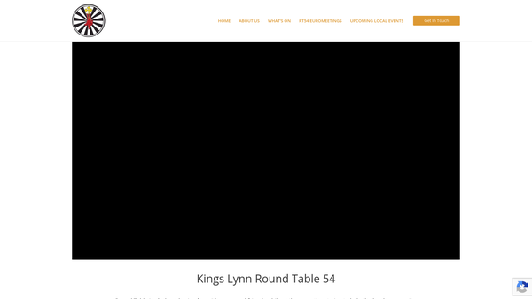 Screenshot of the Kings Lynn And District Round Table website