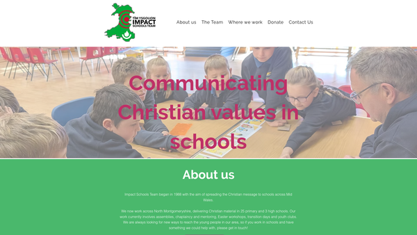 Screenshot of the Impact Schools Team Trust website