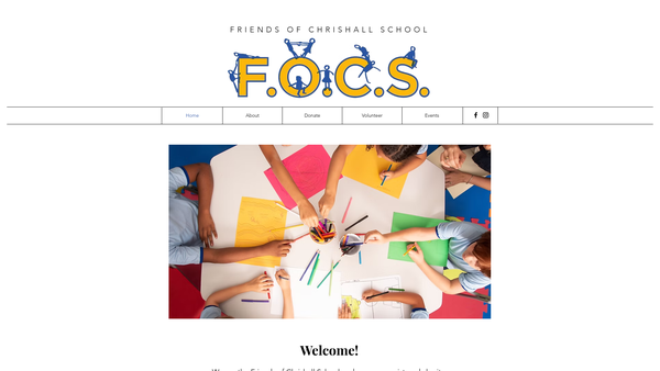 Screenshot of the Friends Of Chrishall School website