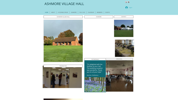 Screenshot of the Ashmore Recreation Ground And Village Hall website