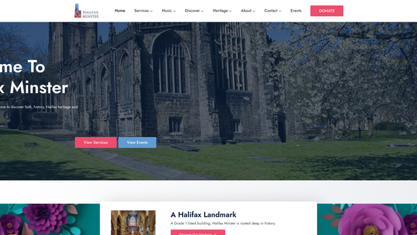 Screenshot of the Halifax 900 Trust Limited website