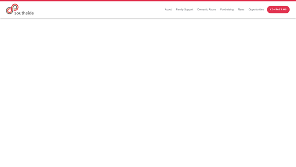 Screenshot of the Southside Family Project website