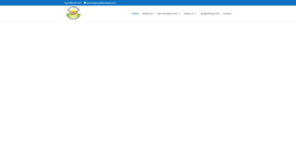 Screenshot of the Sunningmead Community Association website