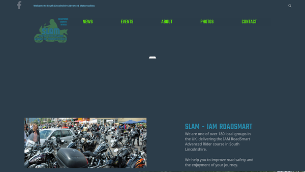 Screenshot of the South Lincolnshire Advanced Motorcyclists website