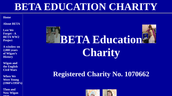 Screenshot of the Beta - Basic Education And Training For Adults website