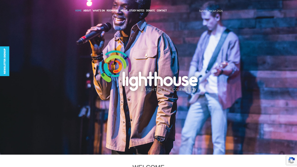 Screenshot of the Lighthouse - Ely website