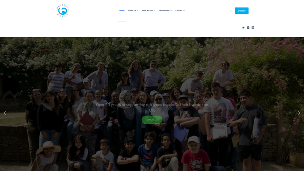Screenshot of the Salusbury World website