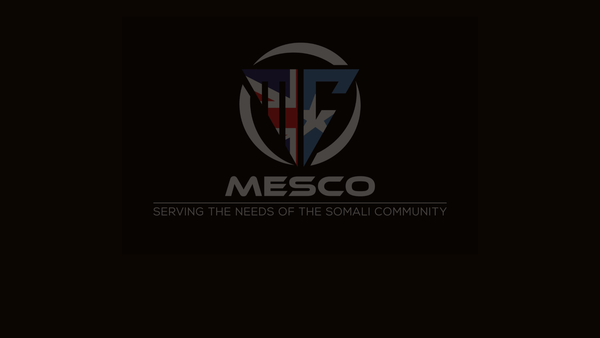 Screenshot of the Merton Somali Community (Mesco) website