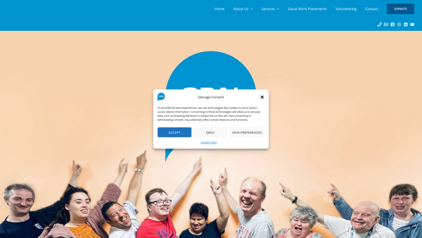 Screenshot of the Oldham Personal Advocacy Limited website