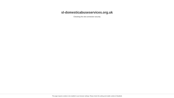 Screenshot of the South Liverpool Domestic Abuse Services website