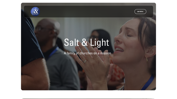 Screenshot of the Salt And Light Ministries website