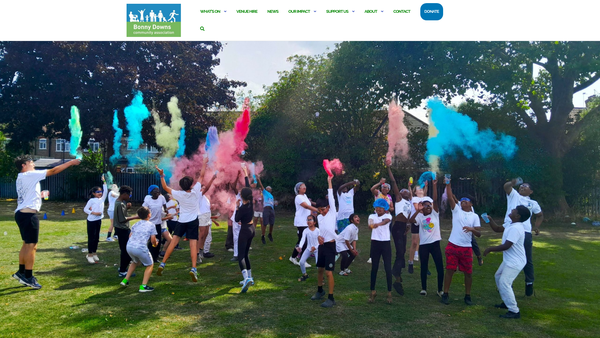Screenshot of the Bonny Downs Community Association website