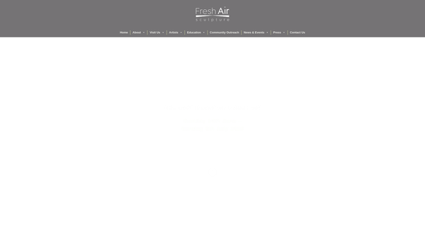 Screenshot of the Quenington Sculpture Trust website