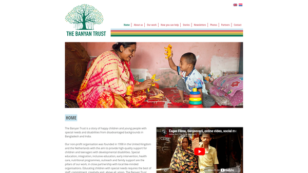 Screenshot of the The Banyan Trust CIO website
