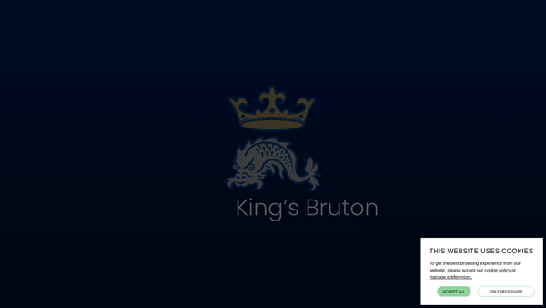 Screenshot of the King's School, Bruton website