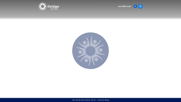Screenshot of the The Osidge School Association website