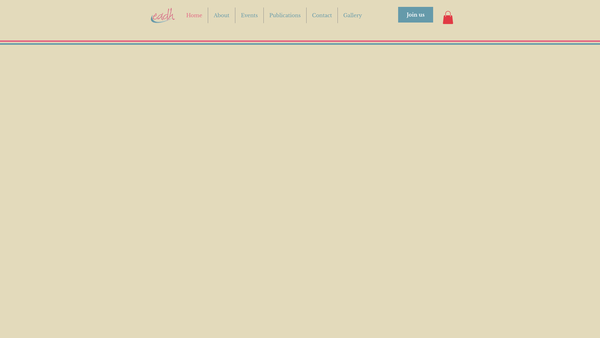 Screenshot of the European Association For Dance History website