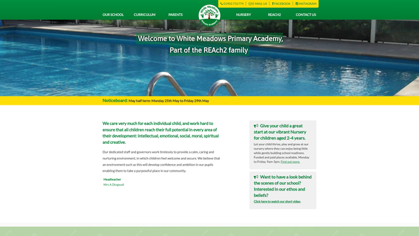 Screenshot of the Friends Of Wickbourne Infant School website