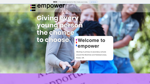 Screenshot of the EMPOWER (Braintree District) website