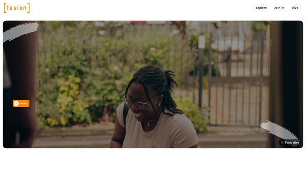 Screenshot of the Fusion UK website