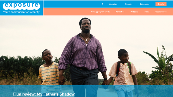 Screenshot of the Exposure Organisation Limited website