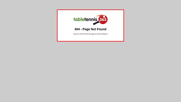 Screenshot of the Cornwall County Table Tennis Association website