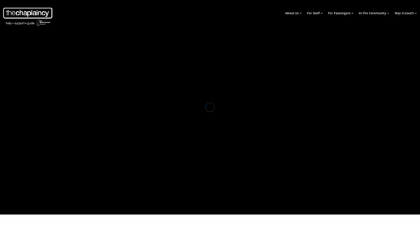 Screenshot of the The Chaplaincy, Manchester Airport website