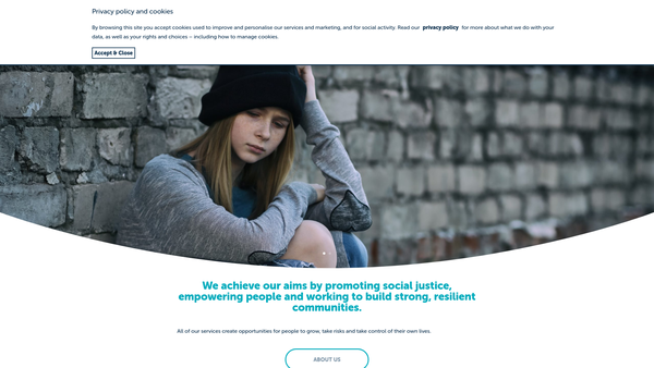 Screenshot of the Shap Ltd website