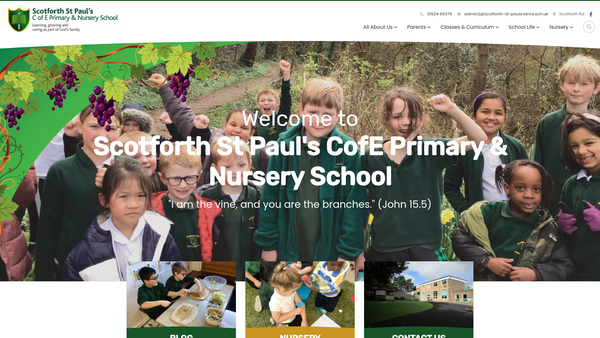 Screenshot of the Scot4All website