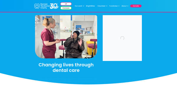 Screenshot of the Dentaid Limited website