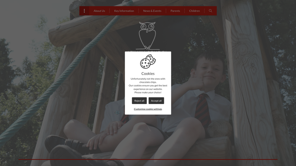 Screenshot of the Ley Hill School Fund website