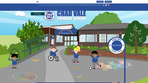 Screenshot of the Chad Vale Ppta website