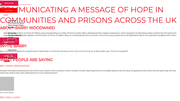 Screenshot of the Proclaim Trust website