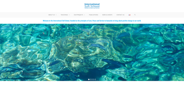 Screenshot of the International Sufi School Khidmatul Khadim website