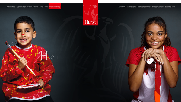 Screenshot of the Hurstpierpoint College Limited website