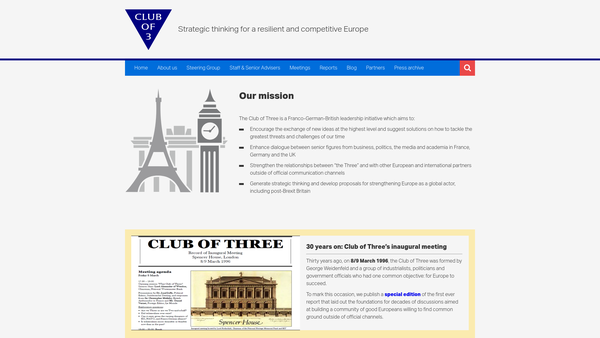 Screenshot of the Trialogue Educational Trust website