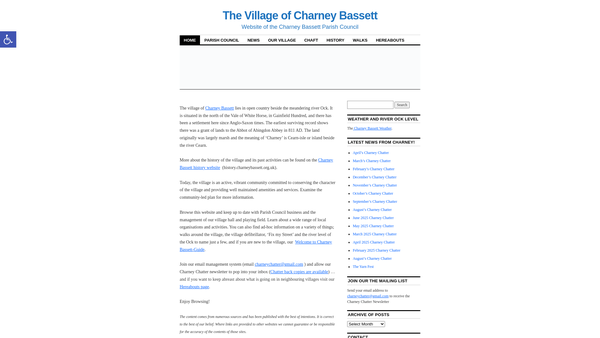 Screenshot of the Charney Bassett And Lyford Educational Trust website