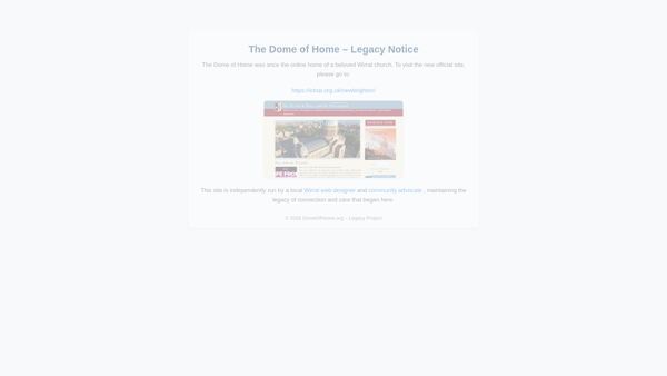 Screenshot of the Friends Of The Institute Of Christ The King website