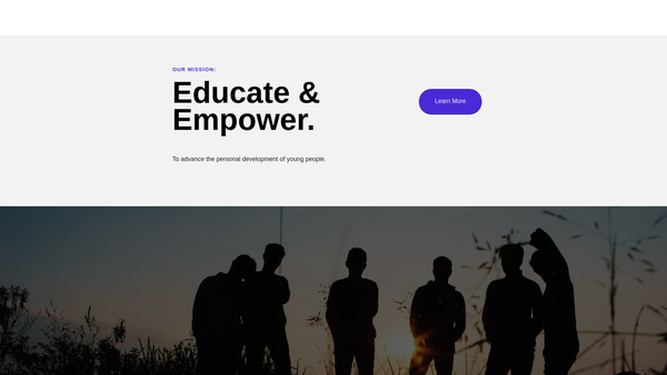 Screenshot of the Go Make A Difference website