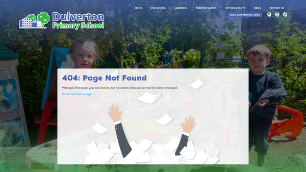 Screenshot of the Friends Of Dulverton School ( Fods ) website