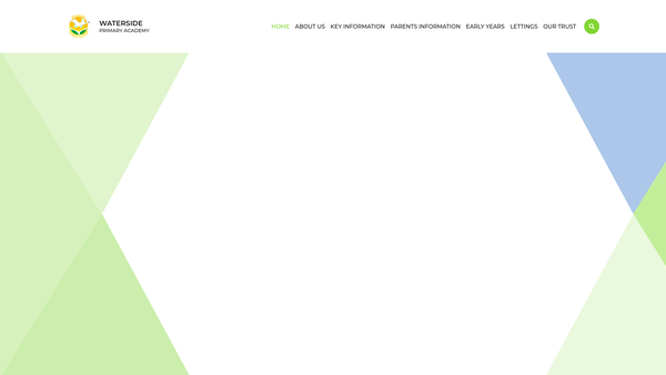 Screenshot of the Waterside Primary Academy PTA website